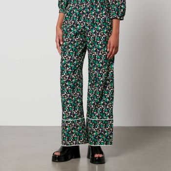 Baum und Pferdgarten Nala Floral-Print Cotton Trousers - EU 42/UK 14
