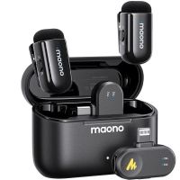 microfono maono wm622 pb2 inalambrico con control de volumen y bateria de larga duracion
