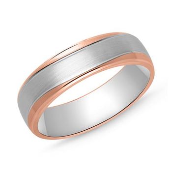Anillo para hombre de plata 925 bicolor