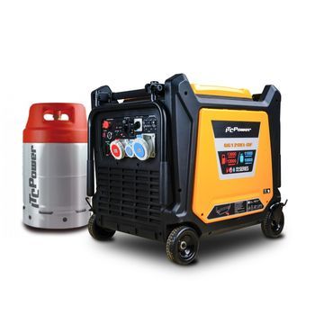 Gg120ei-df Generador Gasolina Inverter Full Power Dual Fuel 13kw / (11kw Glp)
