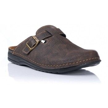 Inblu Zuecos Zueco con hebilla - Piel para hombre