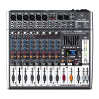 mezclador behringer x1222usb 4 canales 24bit 48khz con usb y xlr