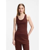 hugo para mujer 50514489 camiseta de tirantes datamia marron l casual algodon sin mangas  tirantes