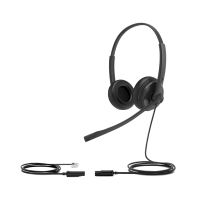 auriculares yealink con cable con cancelacion de ruido y microfono flexible