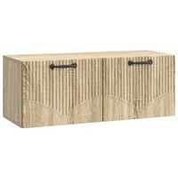 mueble para tv de pared roble sonoma 785 x 31 x 30 cm vidaxl