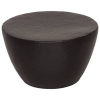 mesa de centro aluminio martillado laton negro o 50x30 cm vidaxl