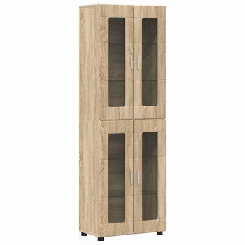 Aparador Alto Florin 60 X 35 X 182 Cm Roble Sonoma Vidaxl