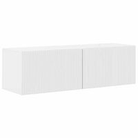 mueble de tv montado en la pared 98 x 31 x 295 cm brillante vidaxl