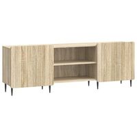 mueble de tv roble sonoma 150 x 31 x 52 cm madera de ingenieria vidaxl