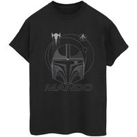 disney camiseta manga larga the mandalorian para mujer