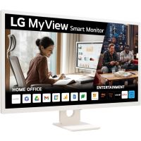 monitor smart lg 32sr50f-w 32 ips full hd webos23 bluetooth altavoces mando blanco