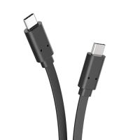 cable tnb usb-c a usb-c plano power delivery 20 w 30 cm negro