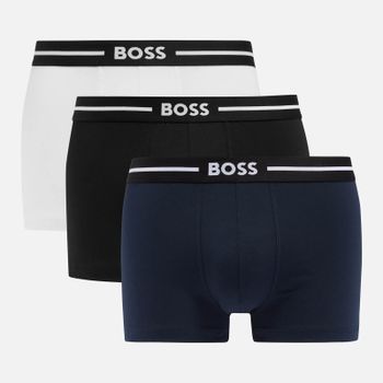 BOSS Bodywear Three-Pack Bold Stretch-Cotton Boxer Trunks - XL