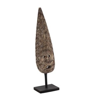 Figura decorativa  madera marrón alt. 89 cm