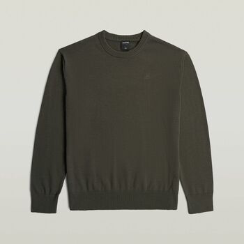 G-Star Raw Jersey D30780-E813 CORE REFINED R KNIT-H020 BLACK LIVE para hombre