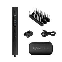 sequre es666 destornillador electrico multifuncional innovador con reconocimiento inteligente somatosensorial iluminaci
