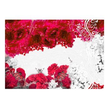 Papel Pintado 3d - Colores De Primavera: Rojo (400x280 Cm)