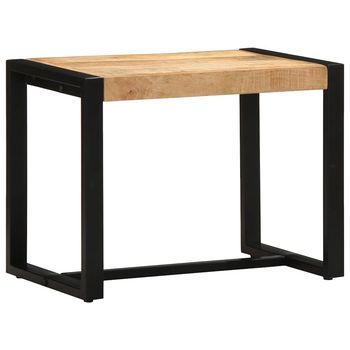 Banco 60x35x45 Cm Madera Maciza De Mango Rugoso Vidaxl