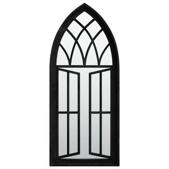 Espejo De Hierro Negro Para Uso Interior 70x30 Cm Vidaxl
