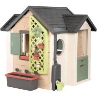 casa de jardin infantil smoby life garden house exterior con accesorios