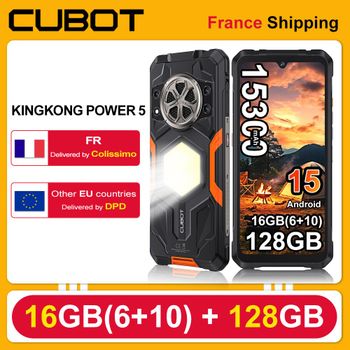 CUBOT KingKong Power 5 Smartphone resistente G100 Android 15,15300mAh 6,88
