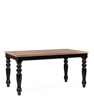 Mesa de comedor 6 personas de madera maciza bicolor anch. 170 cm