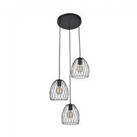 lampara colgante spiral 3 luces