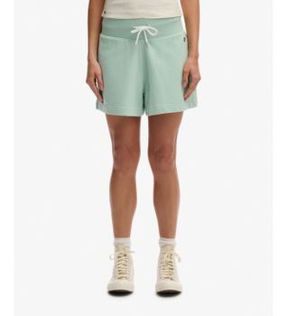 Superdry para mujer. W7110515A Short Studios verde (M), Casual, Algodón Orgánico