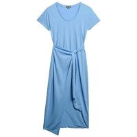 superdry vestidos slub wrap para mujer