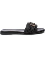 de carmela chanclas planas carmela 162193 negras negro