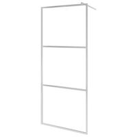 mampara de ducha accesible vidrio esg esmerilado 140x195 cm vidaxl