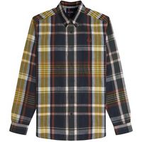 fred perry camisa manga larga fp madras check shirt para hombre