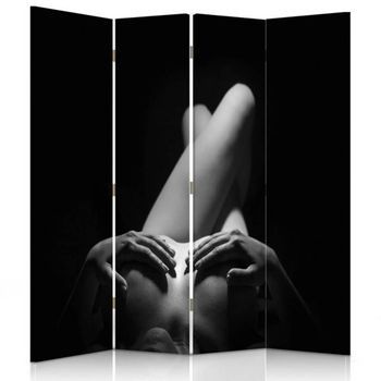 Biombo Artistic Nude - Separador De Ambientes Cm. 145x180 (4 Paneles)