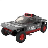rastar - coche para montar audi rs q e-tron 376 piezas licencia oficial escala 130 incluye pegatinas carlos sainz coches de juguete juegos de construccion para ninos piezas de construccion