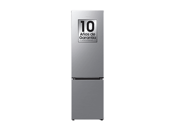 Frigorífico combi - Samsung Smart RB38C607AS9/EF, No Frost, 203 cm, 387l, Twin Cooling, WiFi, Inox