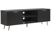mueble tv  negro