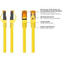 cable de red varia cat7 sftp 500 mhz 2m amarillo