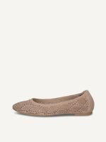 caprice ballerina brown made of leather with block heel size 40