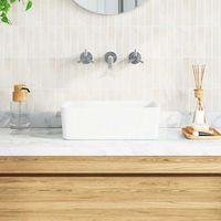 lavabo de bano moderno  lavabo 40x30x13 cm ceramica blanco