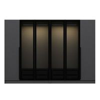 armario kale plus-7805 humo 225x210x52 cm
