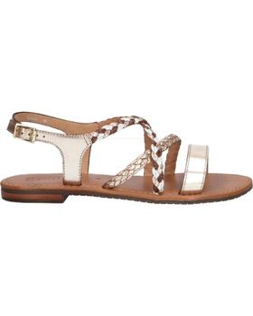 de GEOX SANDALIAS SOZY -MARRON D35LXO ORO