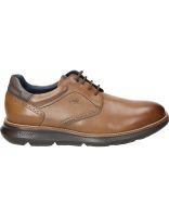 zapatos de piel para vestir fluchos f1351 en marron 41
