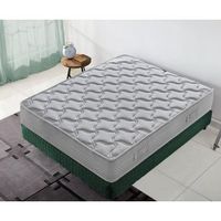 colchon 120x200 hr y espuma viscoelastico - ortopedia - 11 zonas diferenciadas