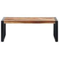 mesa de cafe - mesa de centro de madera maciza de acacia 110x60x40 cm