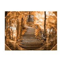 papel pintado 3d - stairs to paradise 400x309 cm