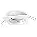 aro empotrable intake cuadrado rotativo con tierra l8xan8xal03cm blanco