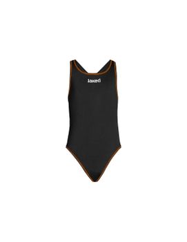 Bañador Entreno Jaked Milano Niña Negro/Naranja