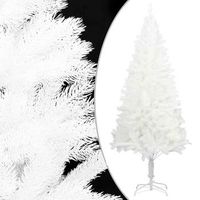 arbol artificial de navidad con hojas realistas blanco 240 cm vidaxl