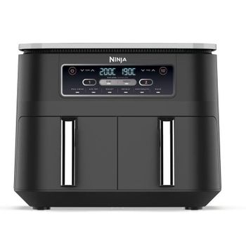 Ninja Foodi Freidora de Aire 6 en 1 con Compartimento Doble 7.6L