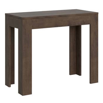 Consola Extensible 90x42/198 Cm Bora Small Nogal